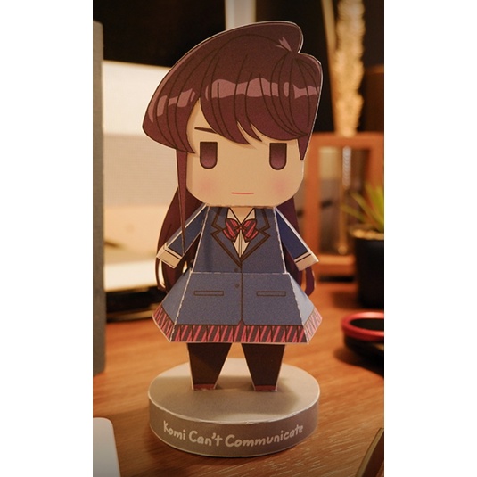 [ Standee Anime ] Giấy xếp mô hình nhân vật Komi Can't Communicate