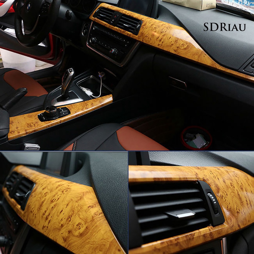 Phim Dán Trang Trí Nội Thất Xe Hơi Họa Tiết Vân Gỗ Đổi Màu Kích Thước 30cmx100cm