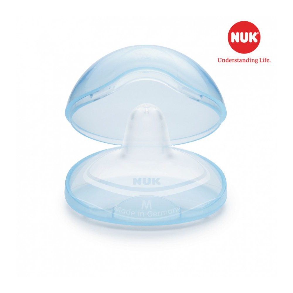 Trợ ti NUK bán nguyệt silicone cao cấp