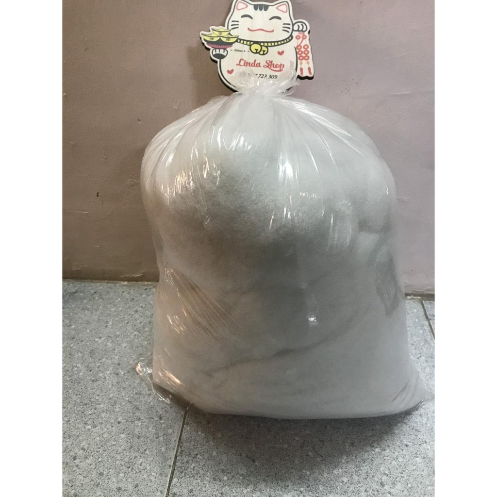 1Kg Gòn Tơi Dùng Nhồi Gối, Nhồi Thú Bông, Làm Tuyết Giả Trang Trí