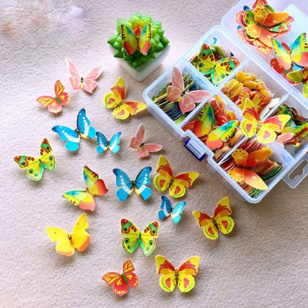 100 Con Bướm Trang Trí Bánh Kem