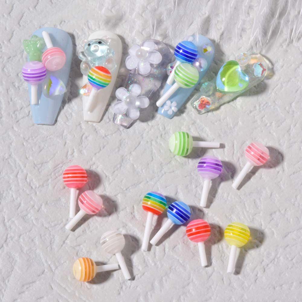 Phụ Kiện Trang Trí Móng Tay Hình Kẹo Hoạt Hình DIY