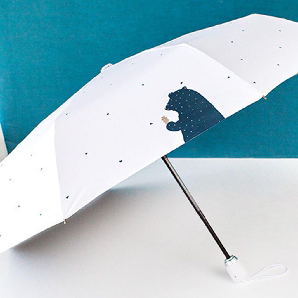 Dù Xếp Mini Chống Tia UV Chống Mưa Tiện Dụng Mang Theo Du Lịch