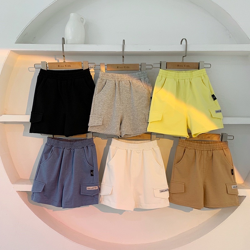 Quần đùi bé trai chất cotton Royal Kids