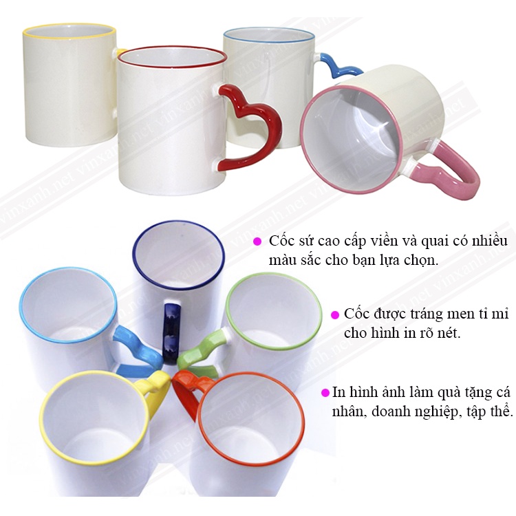 Ly sứ cốc sứ in hình theo yêu cầu MIỄN PHÍ thiết kế