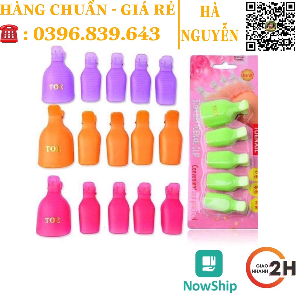 Kẹp Ủ Phá Gel Tay - Chân, Bộ Kẹp Ủ Móng Phá Sơn - Bộ phá gel