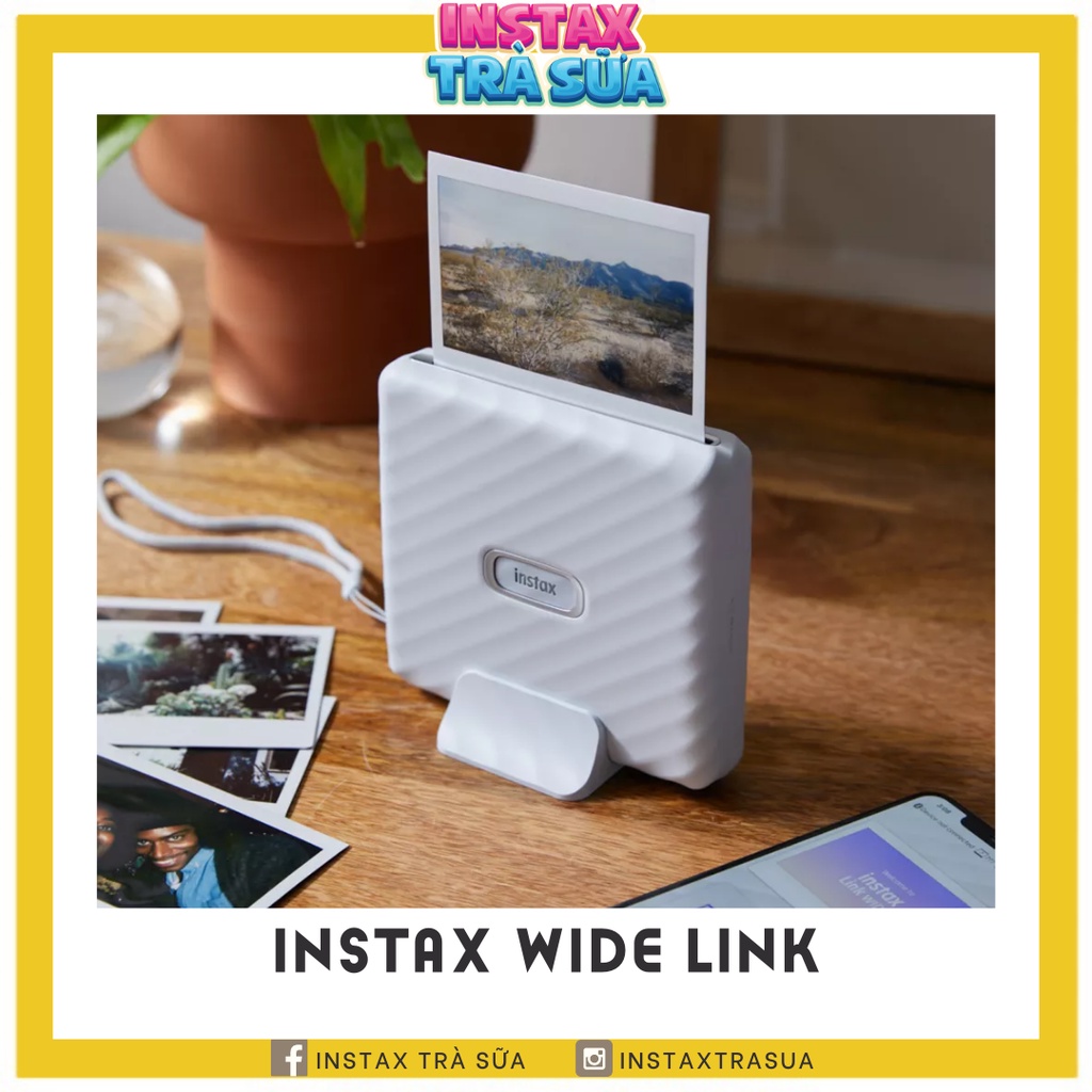 MÁY IN ẢNH FUJIFILM INSTAX WiDE LINK Chính Hãng BH 1 năm