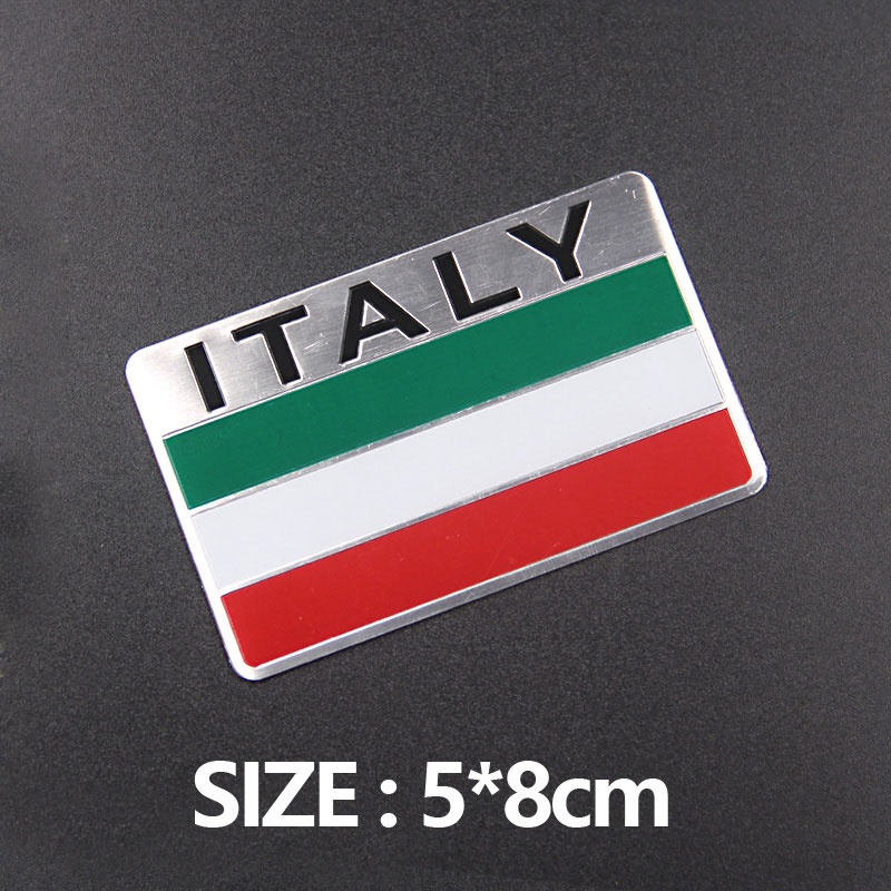 Miếng Dán Kim Loại Hình Cờ Các Nước Trang Trí Xe Máy Xe Hơi