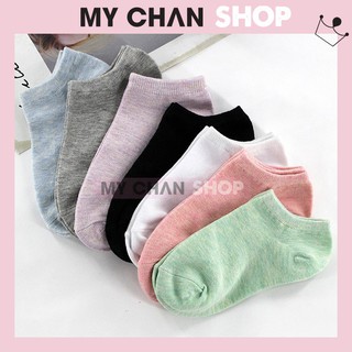 Vớ tất nữ cổ ngắn màu loang - vớ nữ cotton mềm mại , thoáng mát khử mùi , nhiều màu lựa chọn - 233
