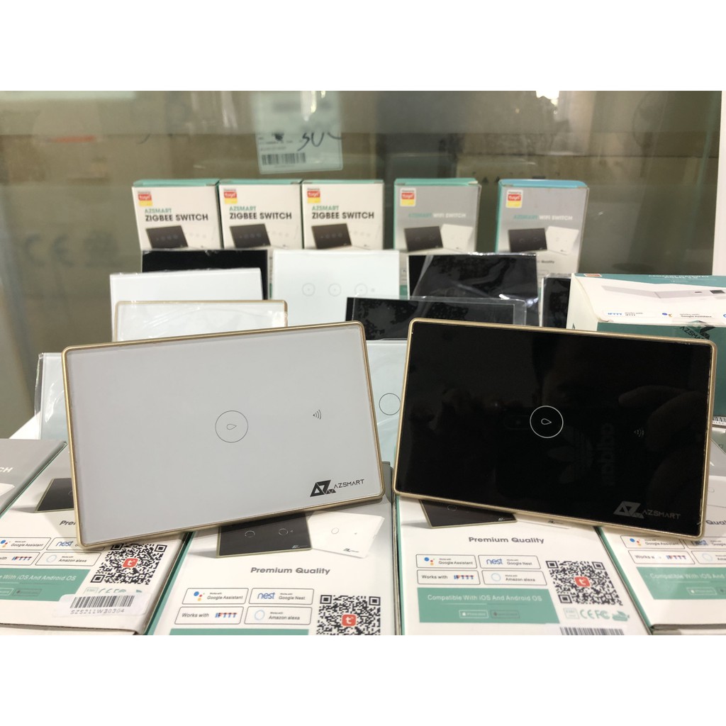 CÔNG TẮC THÔNG MINH WIFI TUYA CÔNG SUẤT CAO BÌNH NÓNG LẠNH 20A-4400W MẪU MỚI 2021