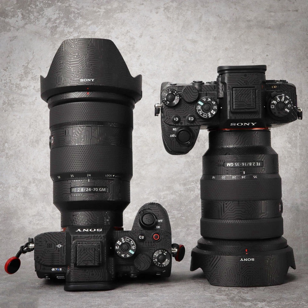 Skin 3M Cho Máy Ảnh SONY A7III, A7IV, A7II, A7 , A9, A9II - Mẫu skin dán full máy LUXSKEEN