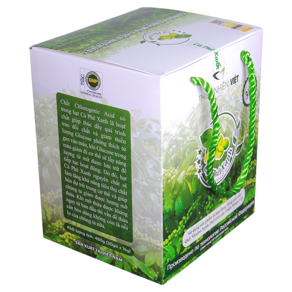 Cà Phê Xanh Thiên Nhiên Việt- Kháng mỡ- Dáng đẹp- An toàn- Hiệu Qủa