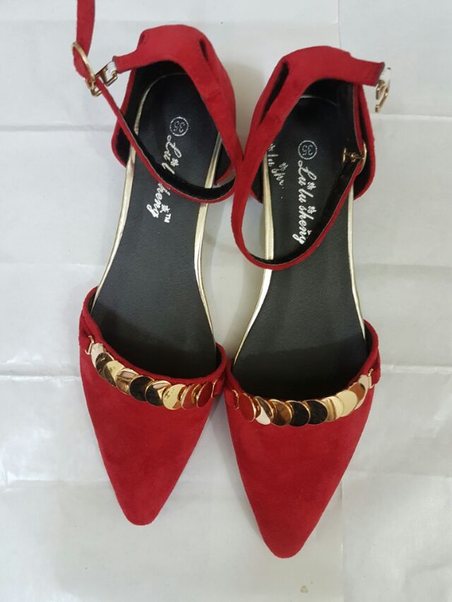 Giày búp bê da lộn cực đẹp | BigBuy360 - bigbuy360.vn