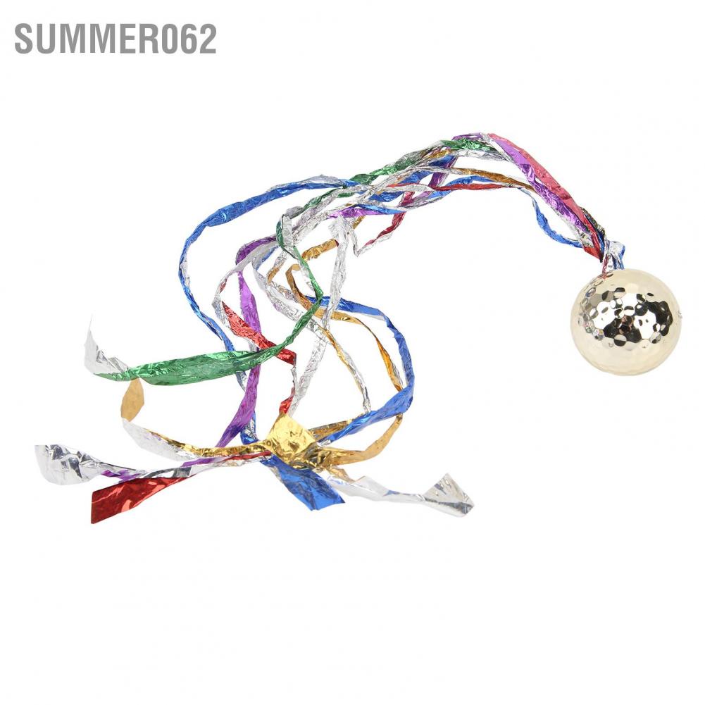 Summer062 Gold Plated Golf Ribbon Ball Luxurious Elegant Gifts Present for Opening Ceremony Events