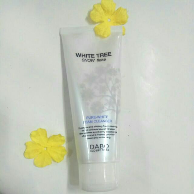 [ Hàng Chính Hãng] Combo 2 Tuýp Sữa Rửa Mặt Tuyết Dưỡng Âm Trắng Da DABO White Free Snow Flake  Hàn Quốc ( 150ml/Tuýp)