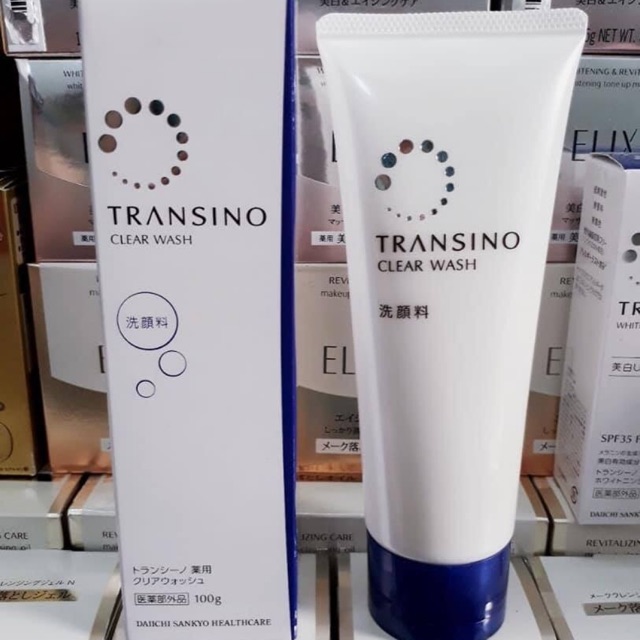 sữa rửa mặt transino clear wash