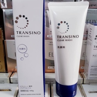 sữa rửa mặt transino clear wash