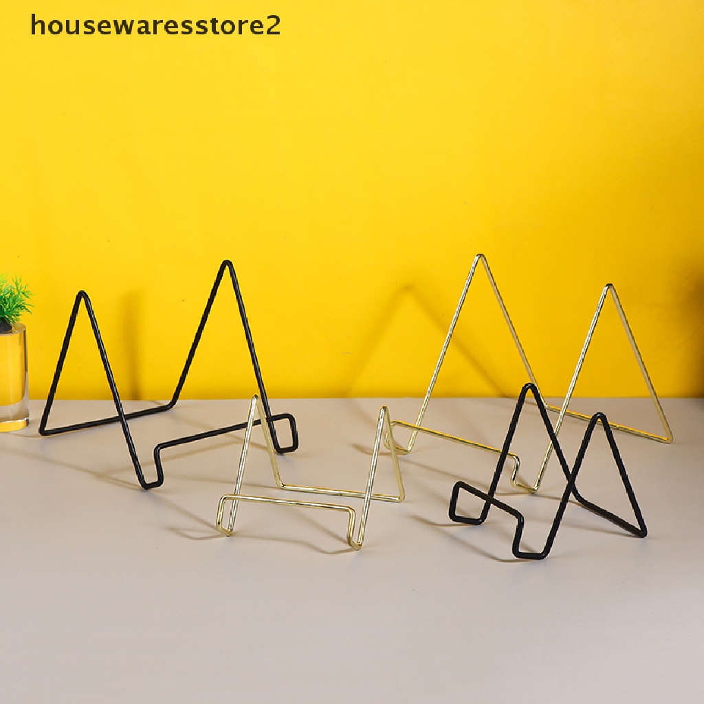 [housewaresstore2] Giá Đỡ Trưng Bày Đĩa CD LP Vinyl EP Màu Vàng Đen Để Bàn Trưng Bày