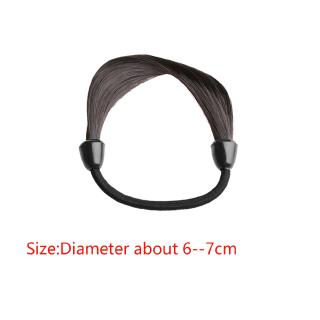 Dây cột tóc đính tóc giả độc đáo cho nữ