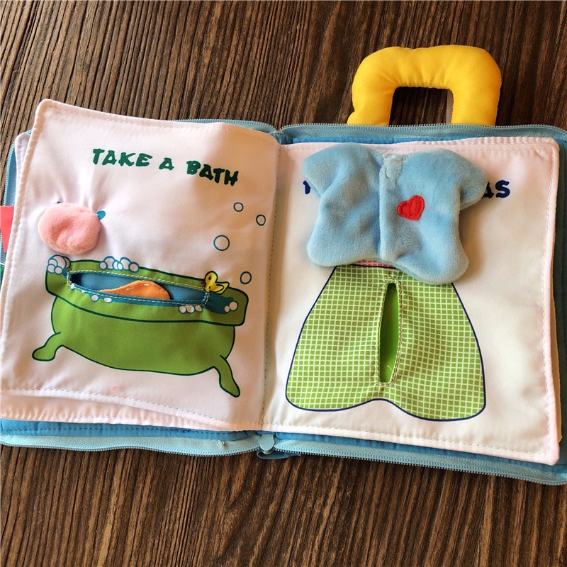 Sách Vải Kỹ Năng Lullaby And Goodnight An Toàn Cho Bé Tương Tác Minakids SV13