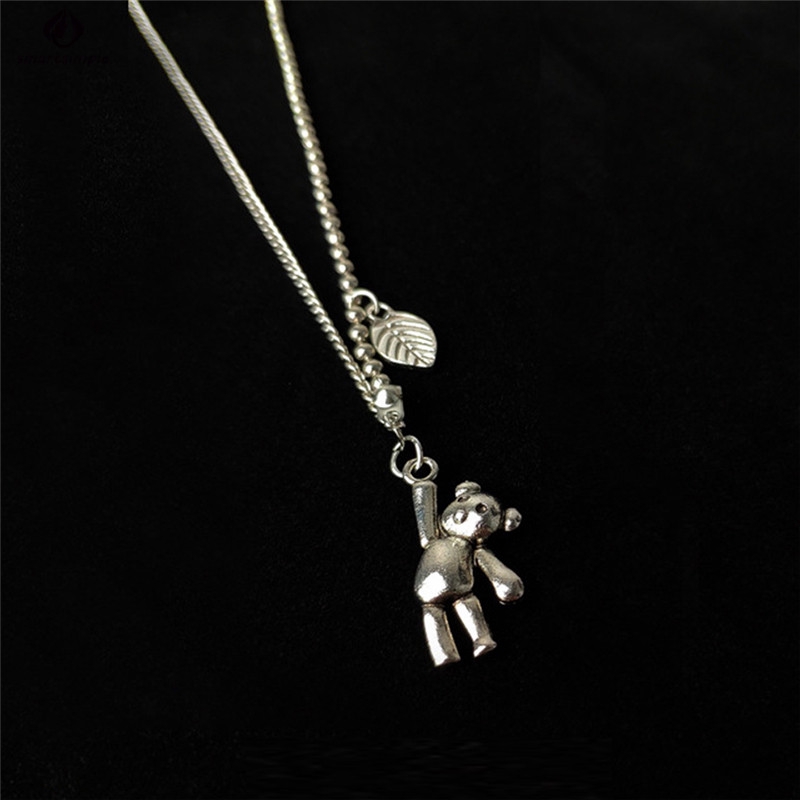Dây Chuyền Mặt Hình Gấu / Thỏ Dễ Thương Phong Cách Hip Hop