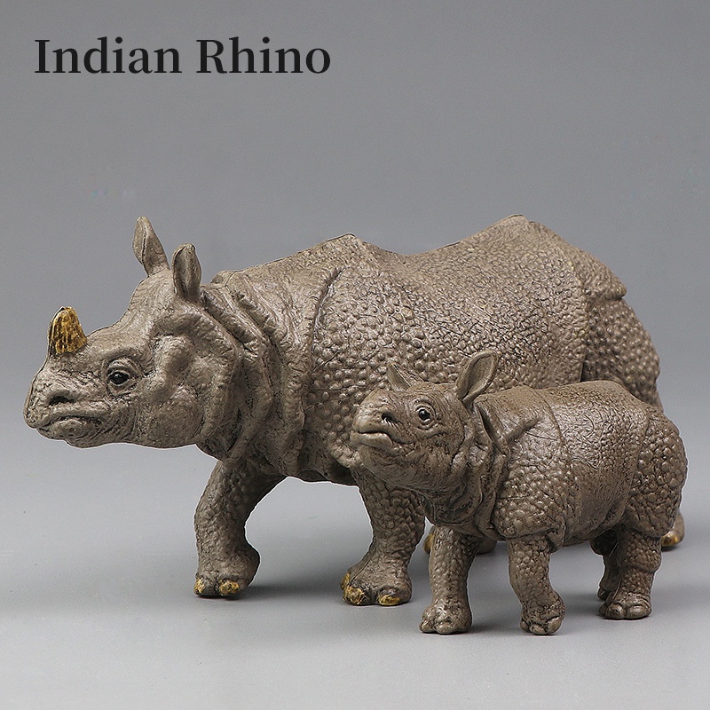 Mô Hình Tê Giác Châu Phi Đồ Chơi Cho Bé