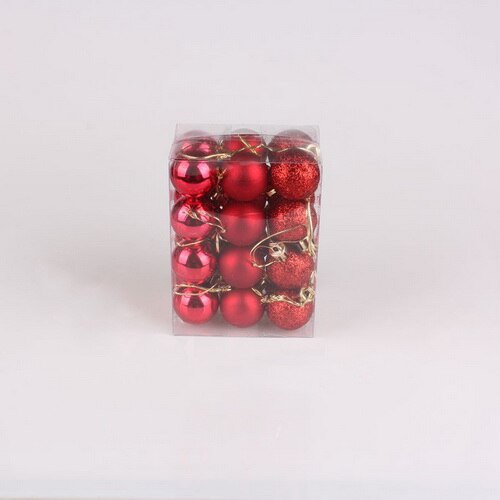 24 quả châu 3cm trang trí cây thông Noel