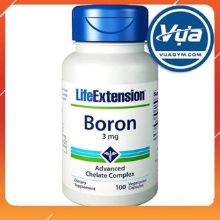Hỗ trợ xương khớp Life Extension Boron 3 mg (100 viên) – Authentic 100%
