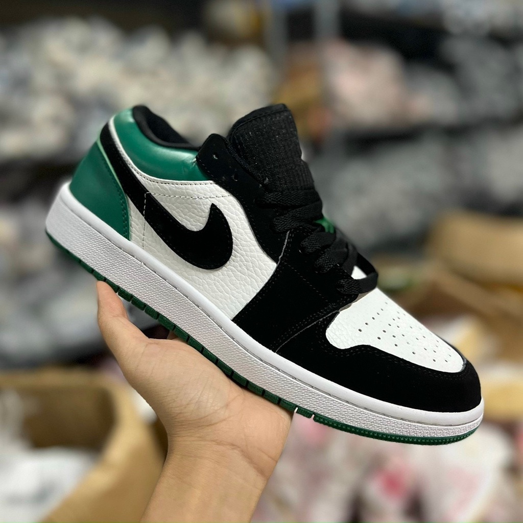 Giày jordan cổ thấp Thể Thao, giày Sneaker jordan Xanh Lá Thấp Cổ Full Box bill