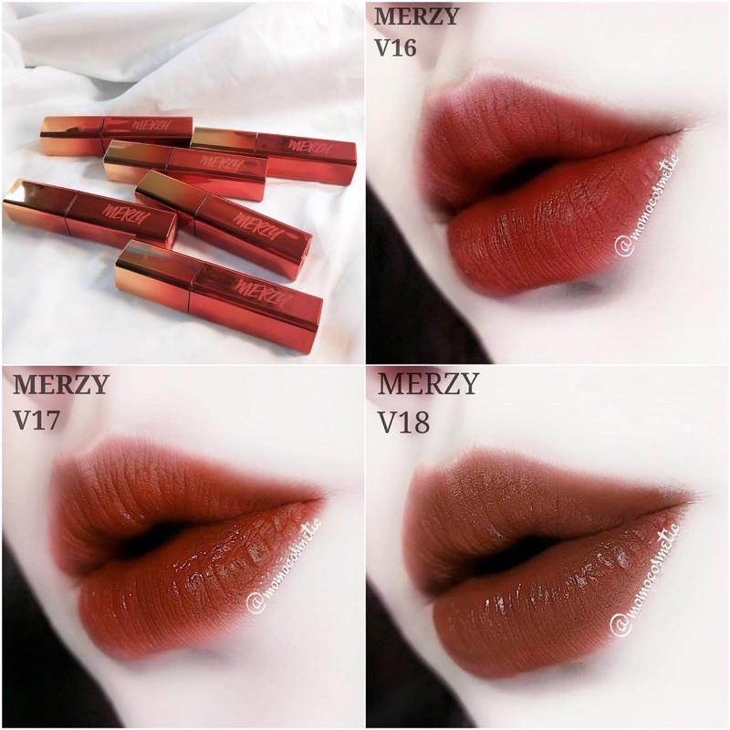 SON KEM MERZY VELVET TINT SEASON 3