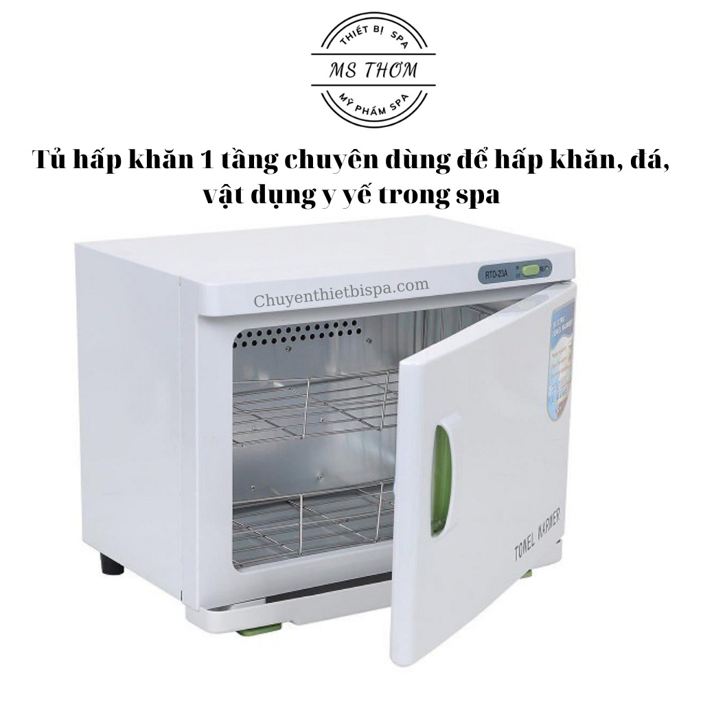 Tủ hấp khăn tiệt trùng 1 tầng RTD 23A - Bảo hành 12 tháng chính hãng
