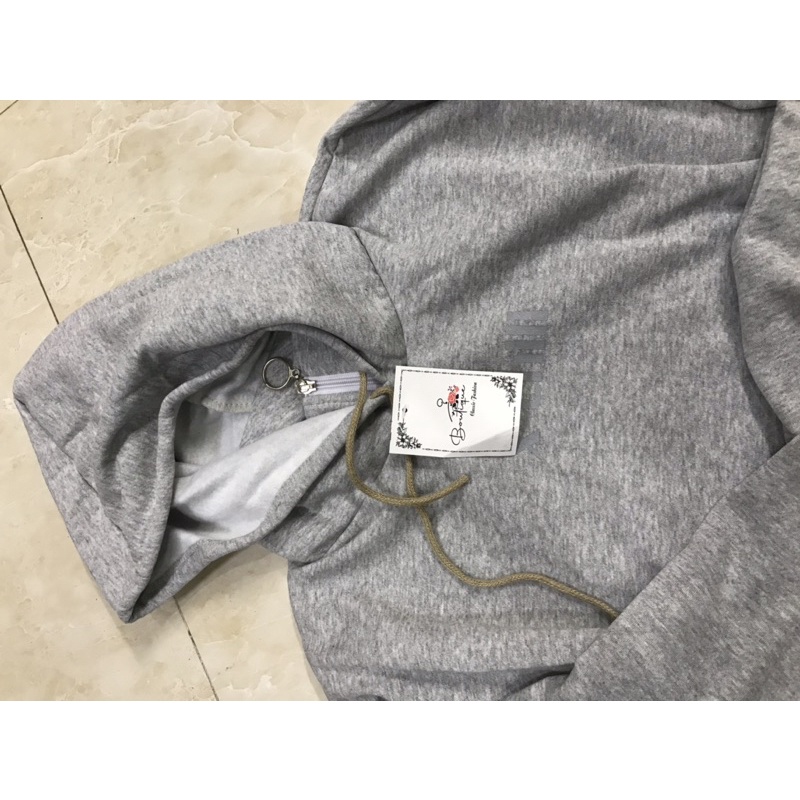Áo nỉ hoodie cổ khoá kèm ảnh thật | BigBuy360 - bigbuy360.vn