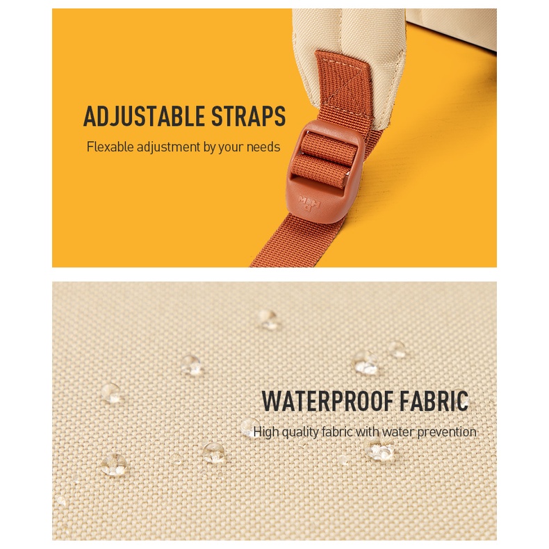 MAH YOUNG Ba lô máy tính xách tay chống nước thiết kế cổ điển trẻ trung