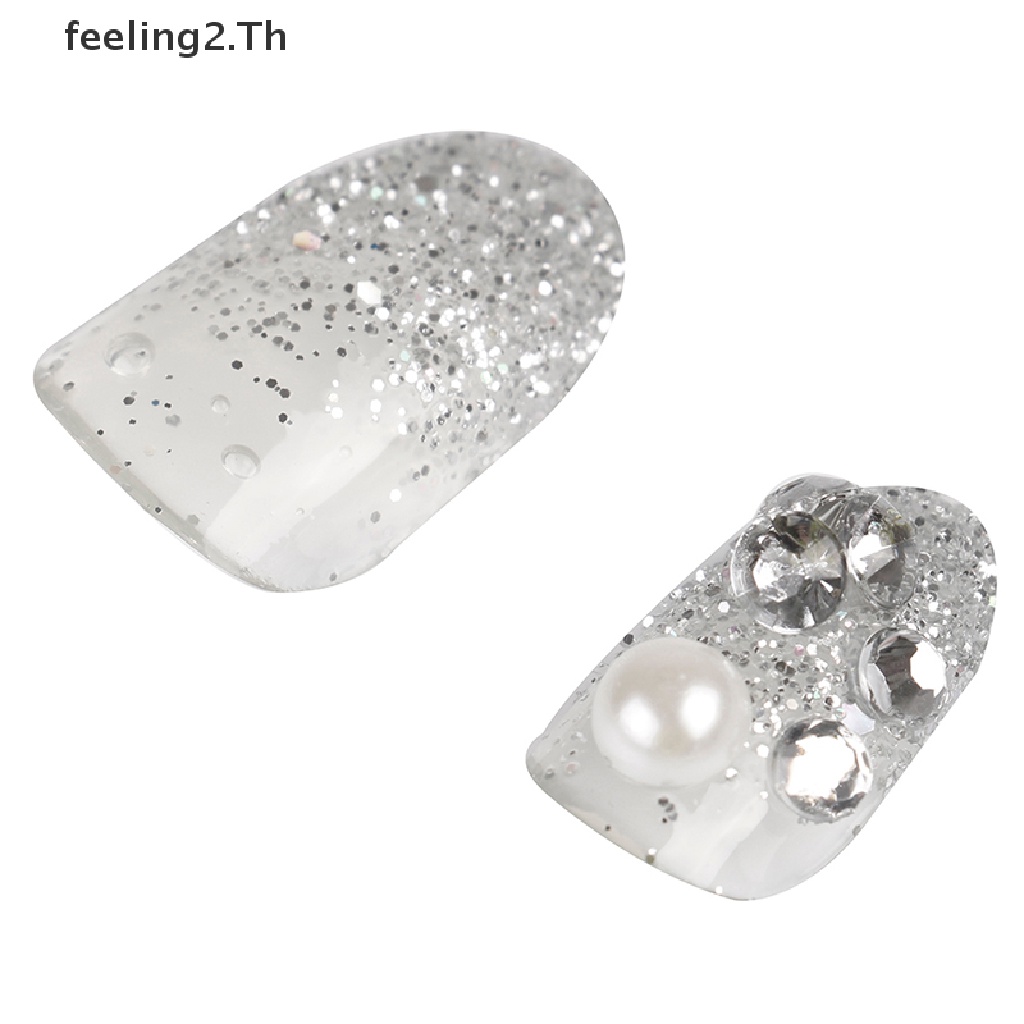 (Hàng Mới) Móng Tay Giả 24 3D Cho Đám Cưới