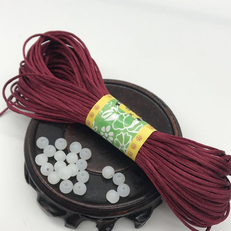 Dây Bện Không. Số. Cuộn Chỉ Đỏ 7 Sợi Dùng Làm Vòng Đeo Tay / Vòng Đeo Tay / Vòng Cổ Bện diy