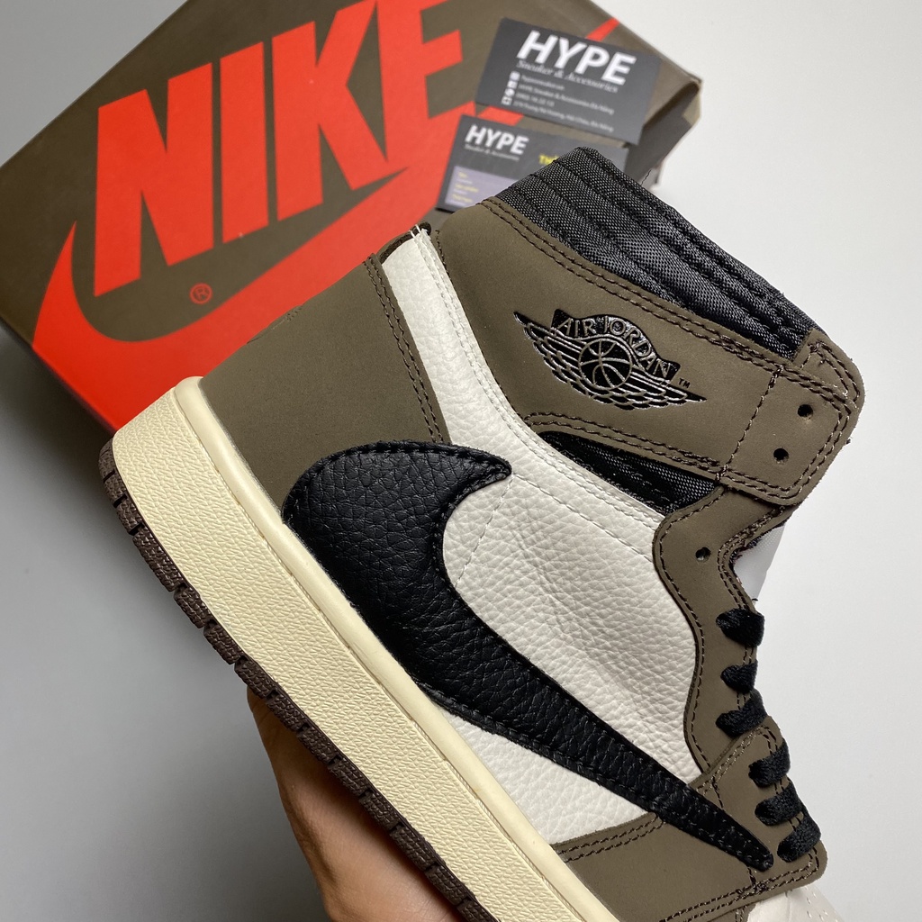Giày Jordan 1 High Travis Scott's  - HYPE Sneaker | Phiên bản high quality