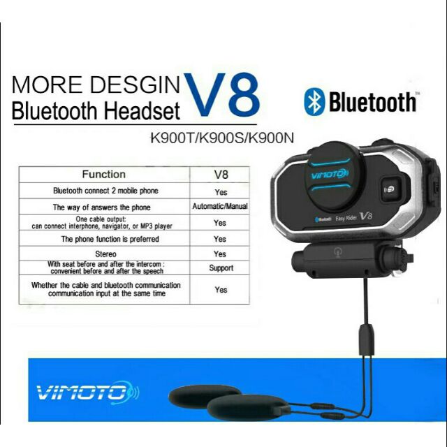 Tai nghe bluetooth Vimoto-V8 mới 100%(Full phụ kiện - BH 1 năm)