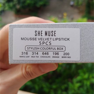 SET 5 CÂY SON She Muse