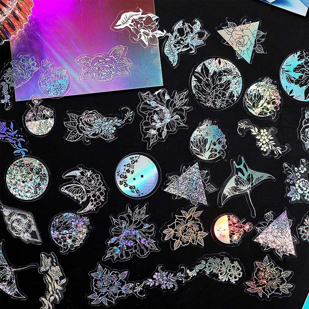 PEWANY Sticker Dán Trang Trí Sổ Tay Hình Ngôi Sao Nhiều Màu Sắc