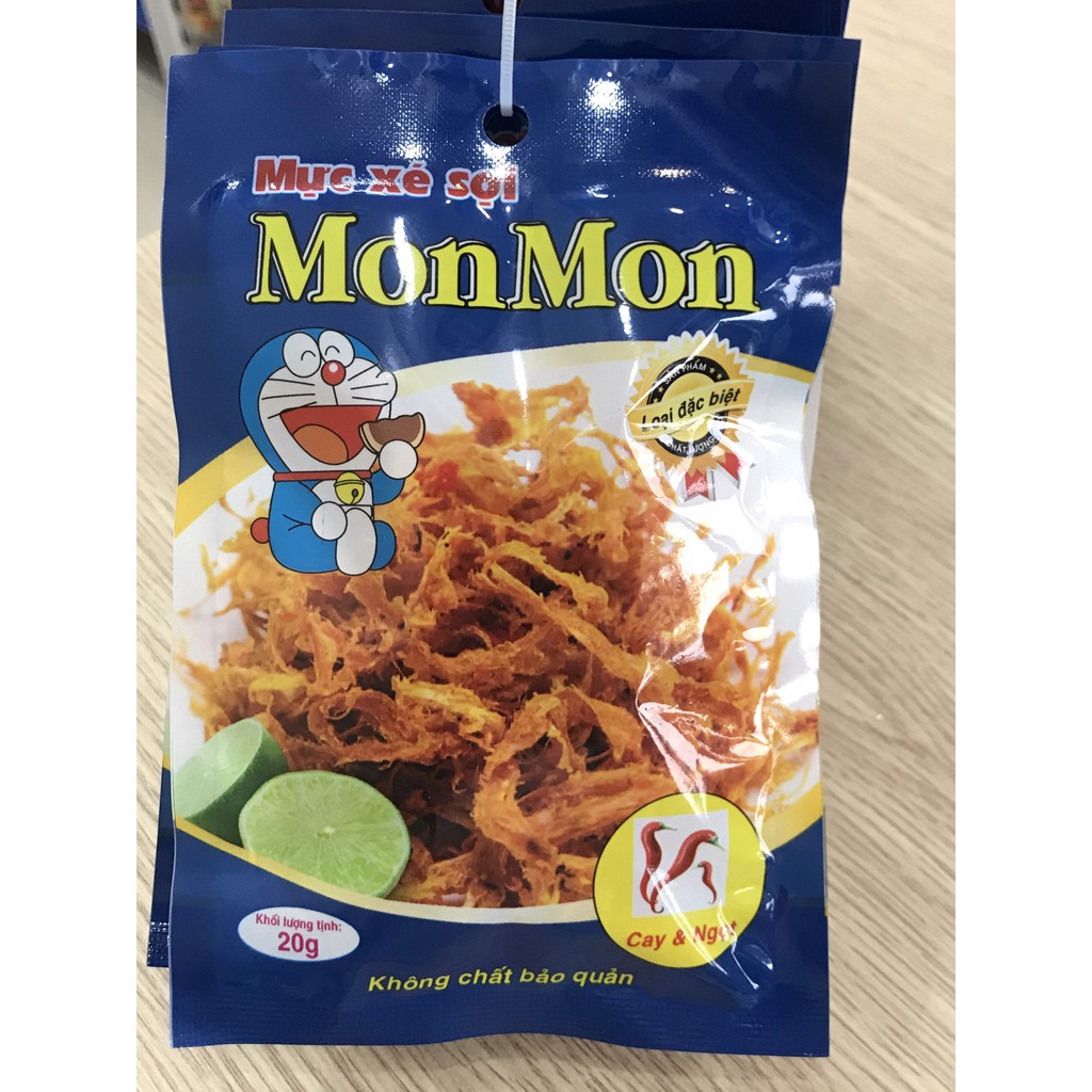 Mực Xé Sợi / Gà xé sợi MON MON gói 20g | BigBuy360 - bigbuy360.vn