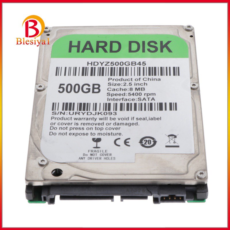 [BLESIYA1] Universla 2.5 inch 500GB Laptop Internal Hard Drive Disk SATA 2 8M 5400RPM