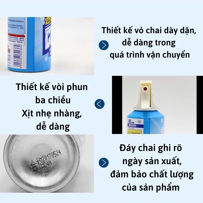 Bình Xịt Lạnh Bình Xịt Giảm Nhiệt Làm Mát - AUTO BEN