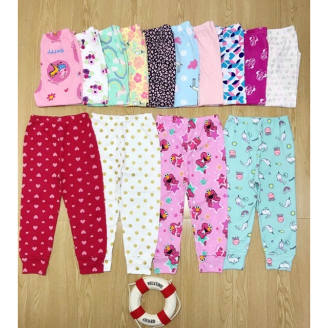 Combo 10 quần chục dài mùa thu cho bé trai/bé gái 7-16kg