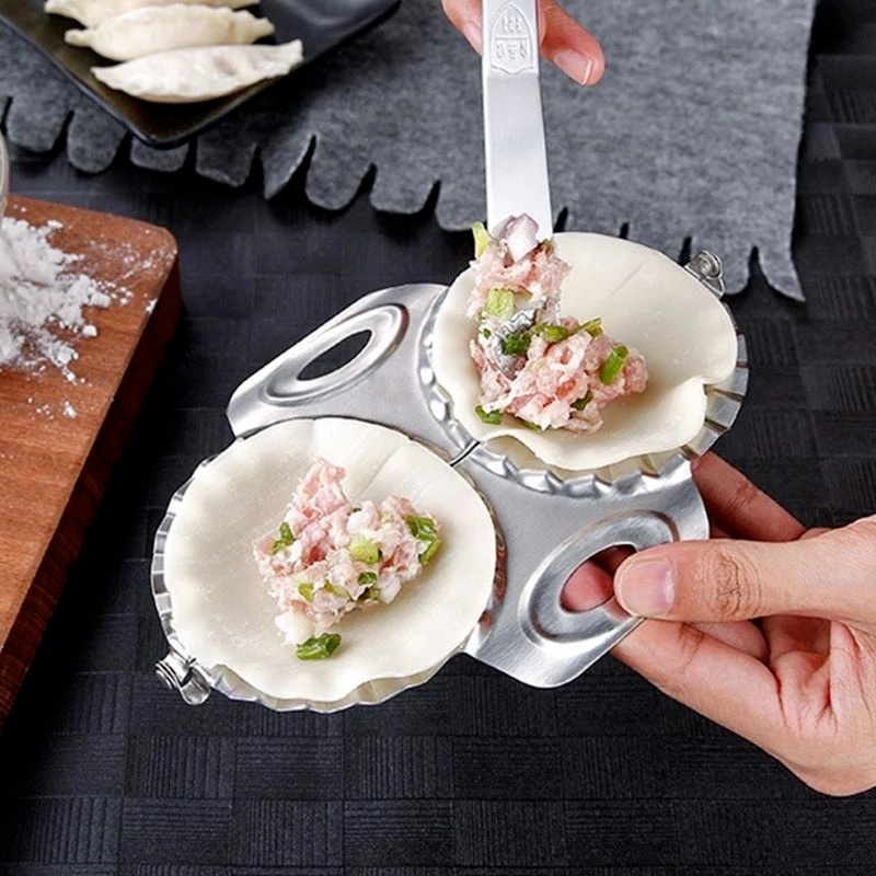 1 Khuôn Làm Há Cảo Hai Đầu Bằng Thép Không Gỉ 304