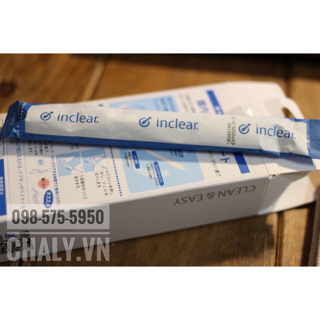 Dung dịch vệ sinh vùng kín chuyên sâu cho phụ nữ Inclear 10 chiếc Nhật