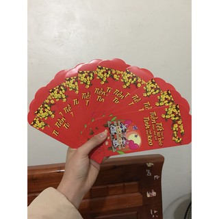 Bao lì xì Tết “Trâu Vàng” đa mẫu mã, bao lì xì giấy cứng
