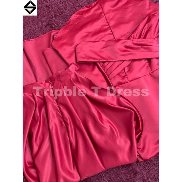 Đầm maxi body mặc cưới nhẹ nhàng kèm tùng rời TRIPBLE T DRESS - Size S/M/L - MS199Y