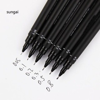 Bút vẽ đường kẻ chống kháng nước màu đen phác họa tranh vẽ anime đẹp mắt