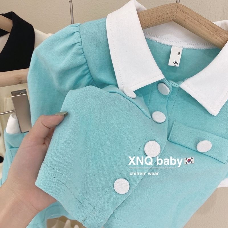 Set Áo Thun Ngắn Tay + Chân Váy Xếp Ly 5 Món Thời Trang Cho Bé Gái