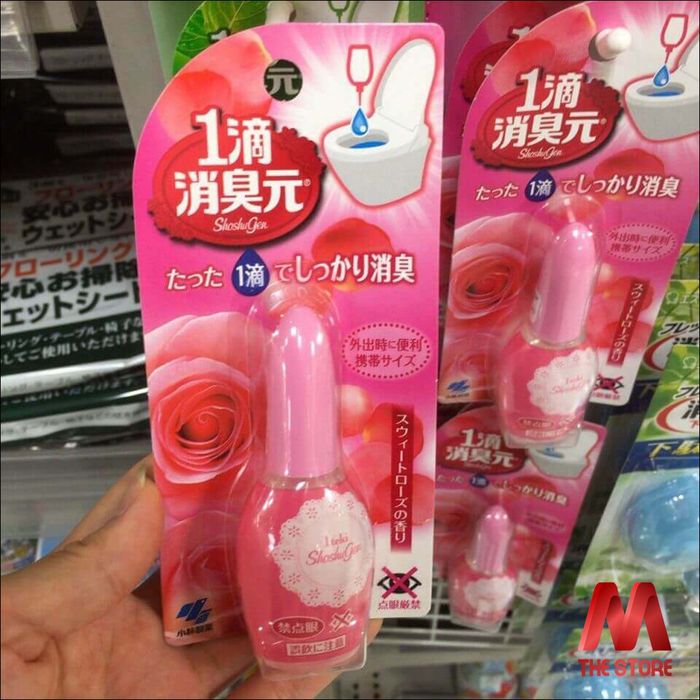 Nước nhỏ thơm bồn cầu Shoshugen Kobayashi nội địa Nhật